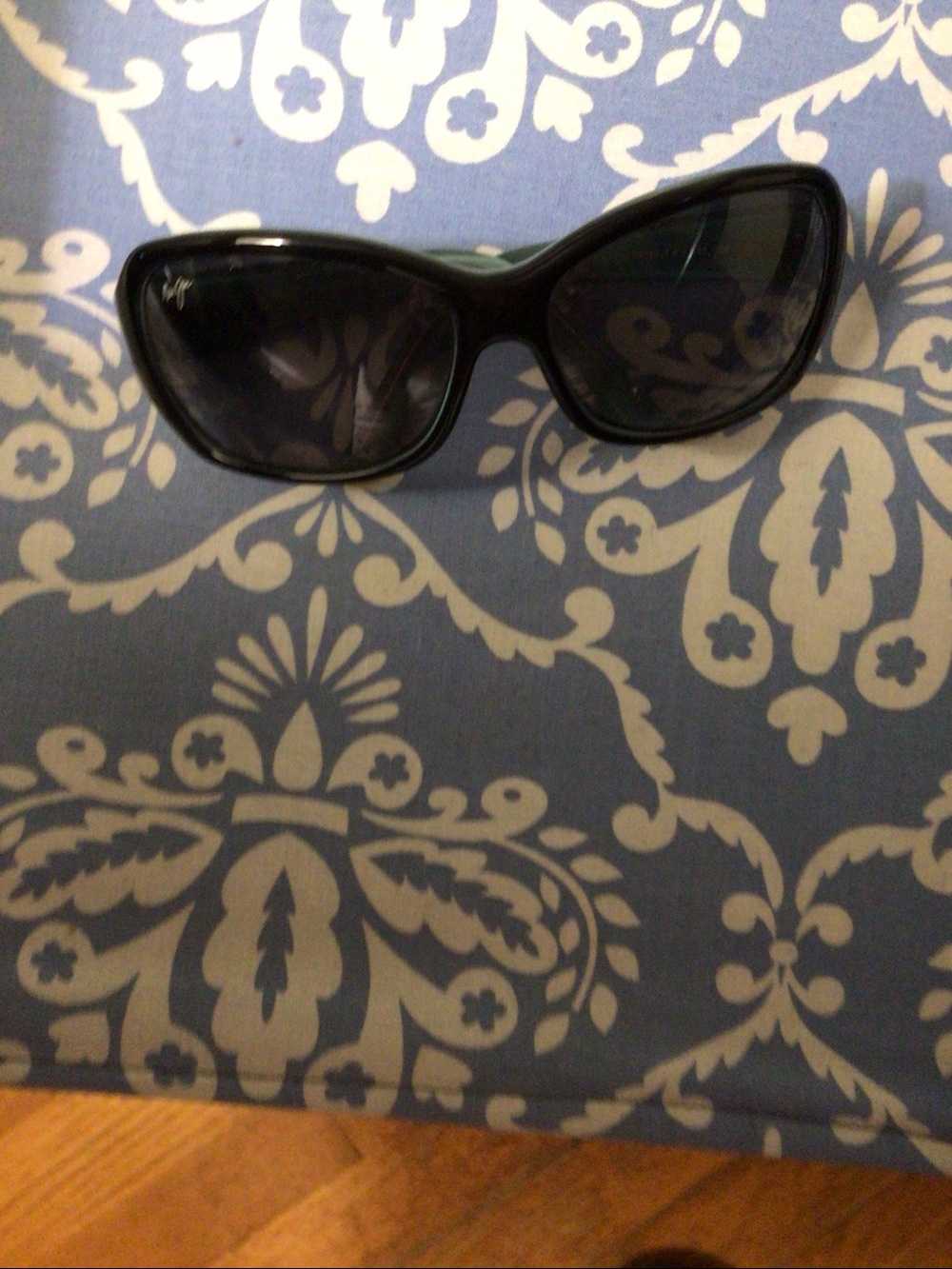 Maui Jim Black Frame Sunglasses with Dark Lenses